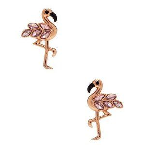 Kate Spade New York Bird's The Word Flamingo Earrings